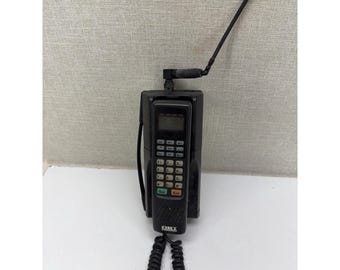 Teléfono móvil OKI para coche, estilo retro, con antena, sin probar.