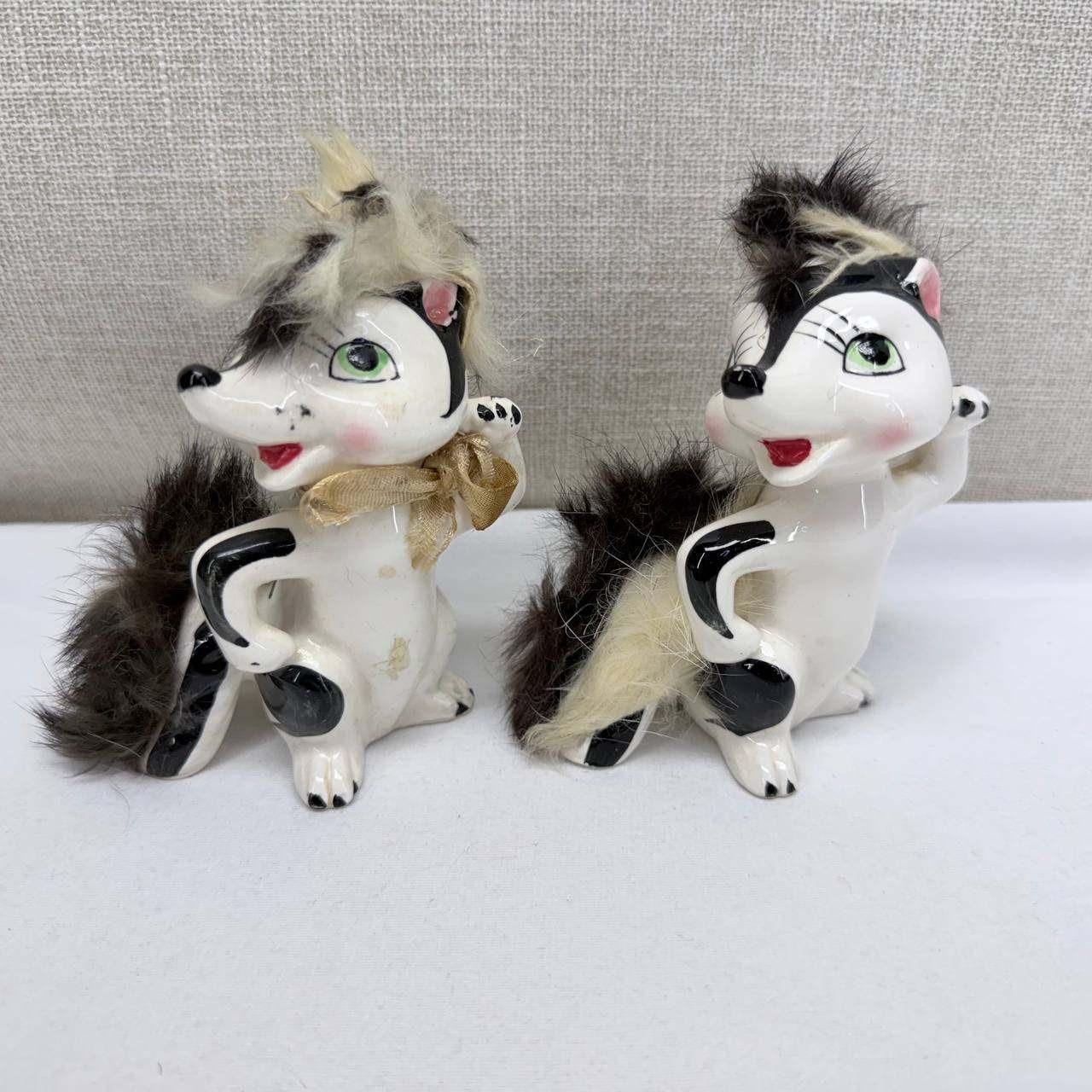 Japanese Skunk Ceramic With Fur - Etsy