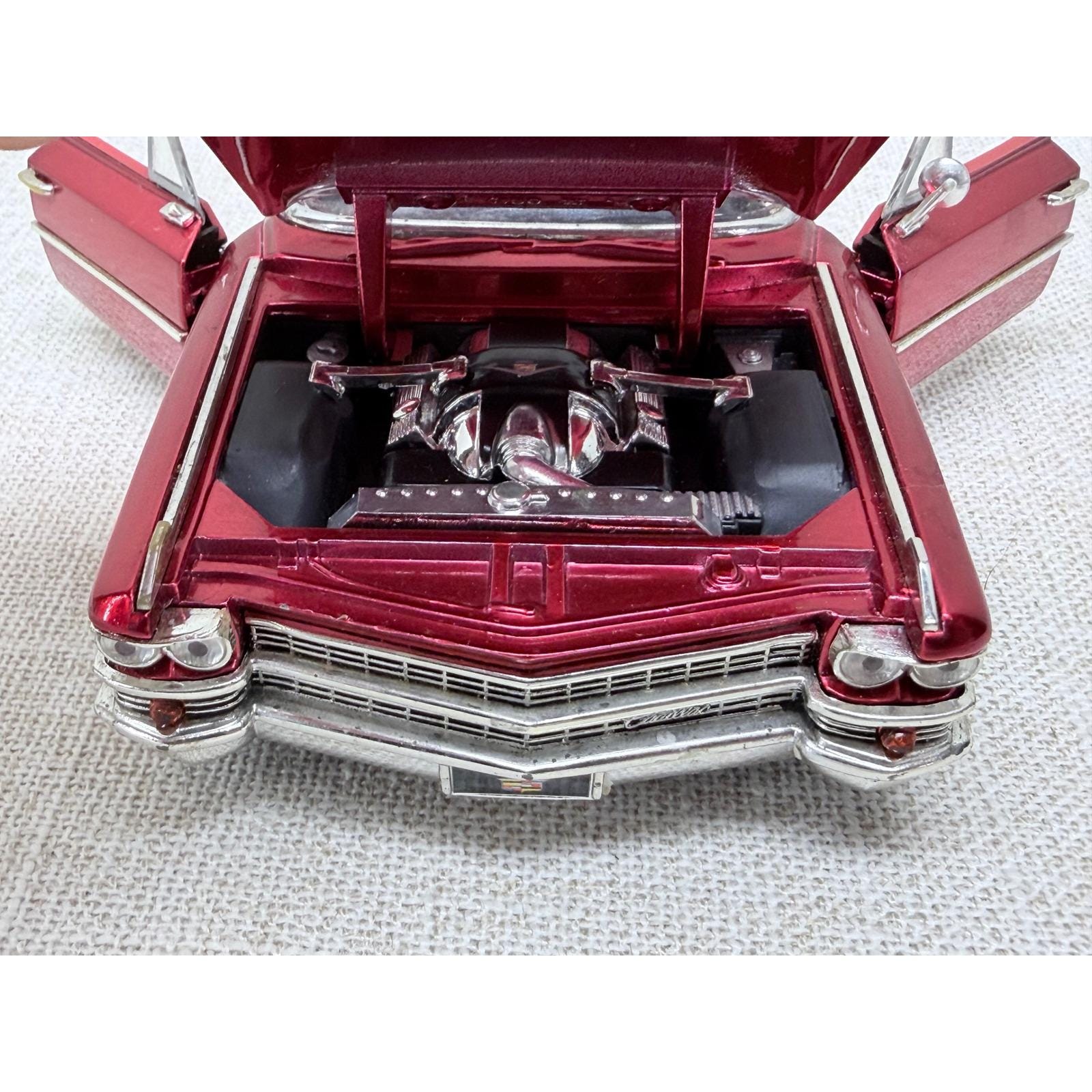 Jada Dub City Oldskool 1963 Cadillac Series 62 1/24 Diecast Red