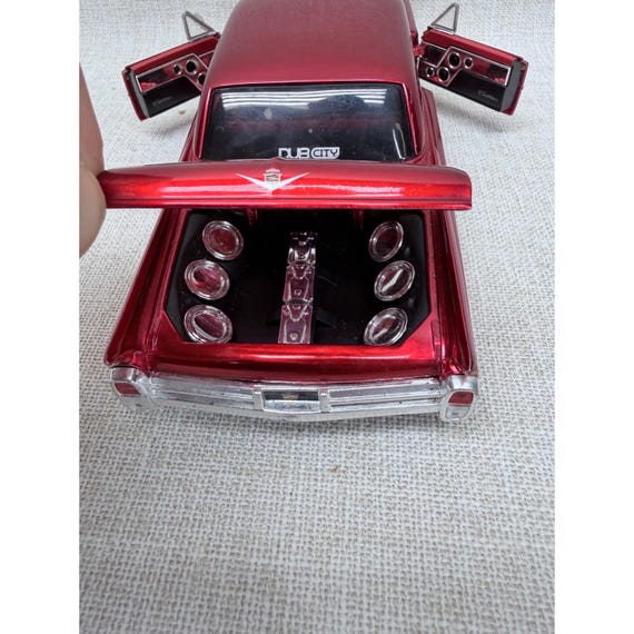 Jada Dub City Oldskool 1963 Cadillac Series 62 1/24 Diecast Red