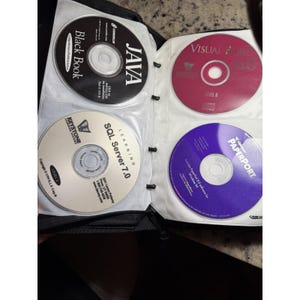 Vintage Microsoft Developer CD Lot Visual Basic C+ Oracle NT SQL 90s
