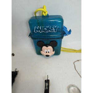 Disney Mickey Mouse Jewelry Watches Earrings Necklace Lot Vintage image 6