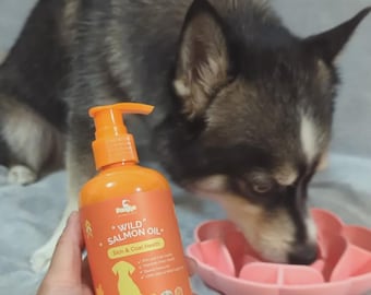 Pawglys Wild Alaskan Salmon Oil Formula for Dogs - Purified & Rich in Omega-3s