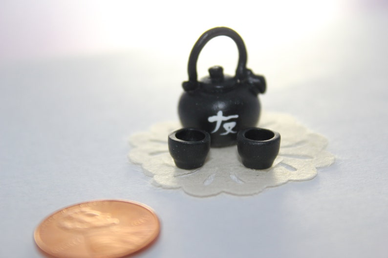 Miniature Japanese Tea Set Etsy