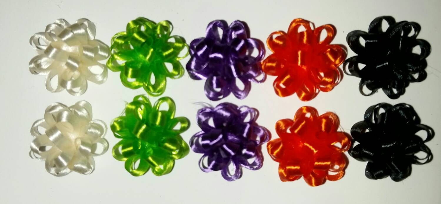 Halloween Colors Miniature Gift Bows Dollhouse 1/12 Scale - Etsy