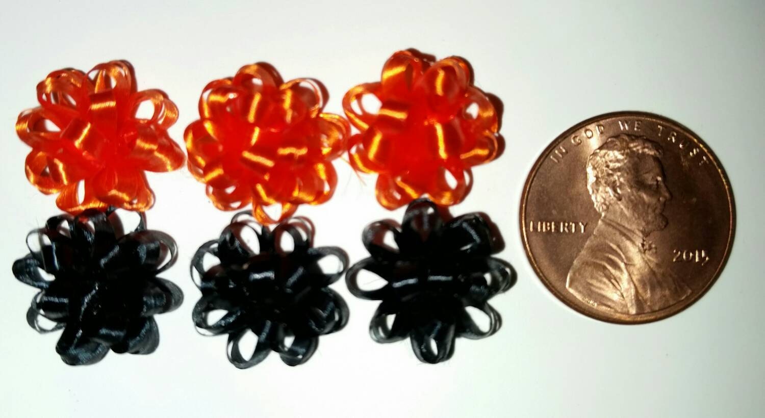 Halloween Miniature Bows - Dollhouse 1/12 Scale - Etsy