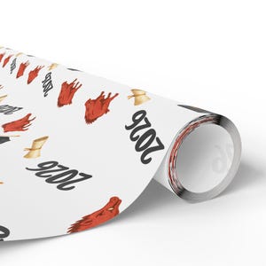 Razorback Graduation Wrapping Paper | Class of 2026 Gift Wrap immagine 2