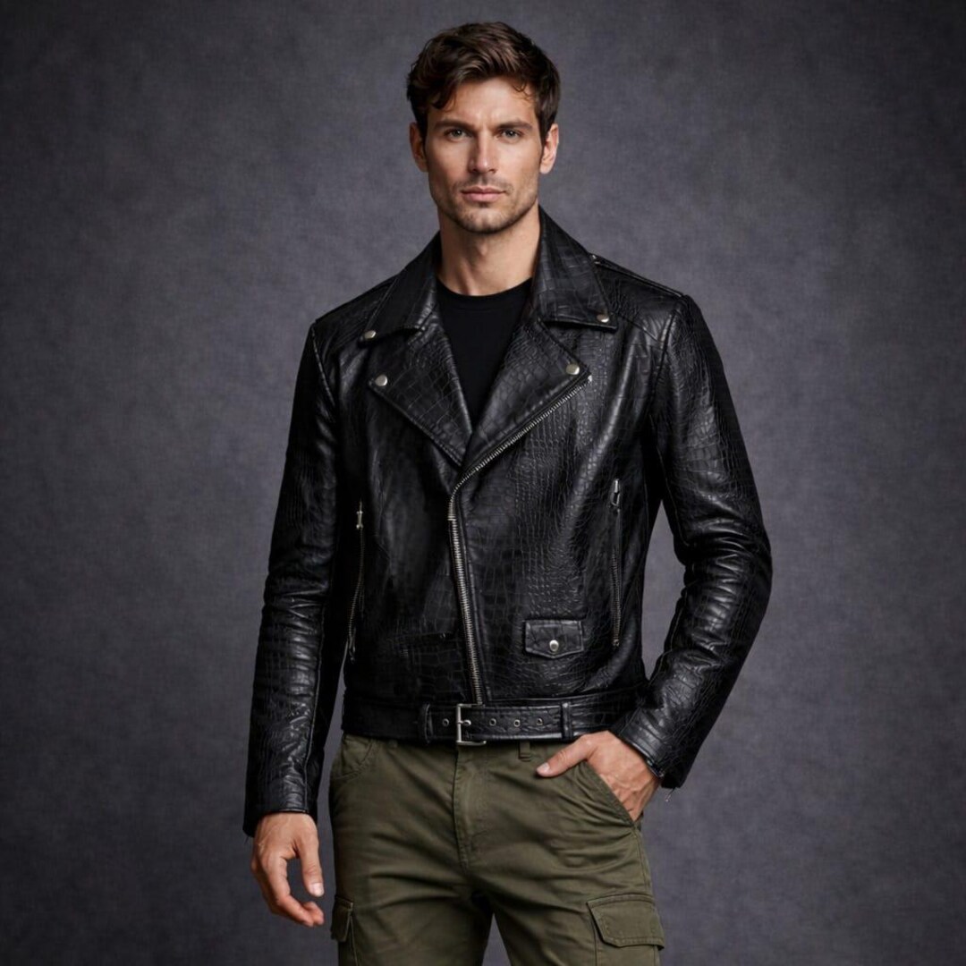 Stern Ritter Rider Jacket Asymmetric Belted Leather Rider Jacket With Structured Edge - Etsy