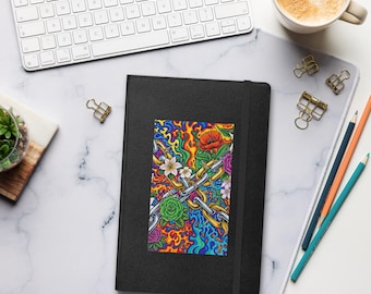 Hardcover bound notebook