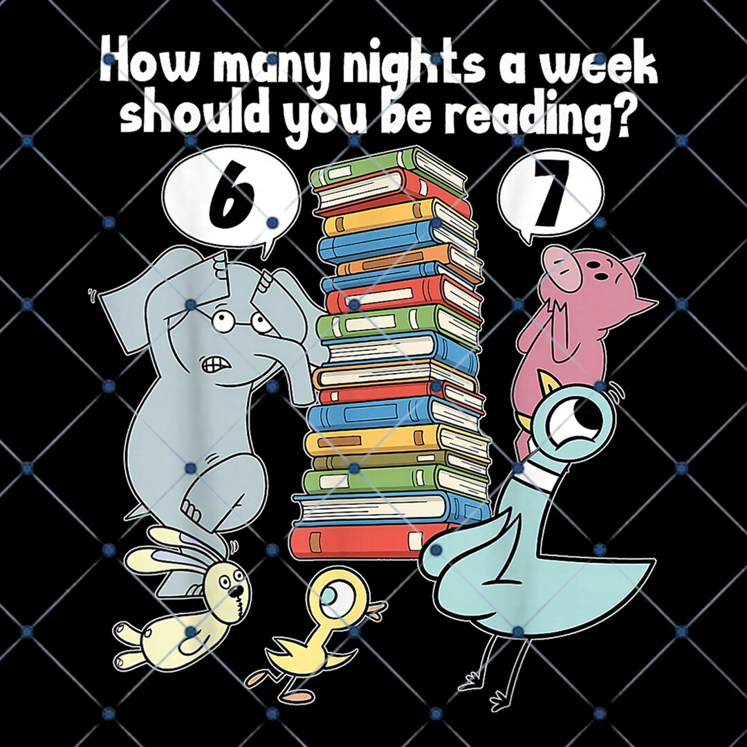 Funny Teacher Reading Meme Clipart, Kids Book Week PNG (digital ...