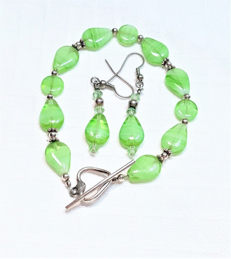 peridot jewellery set