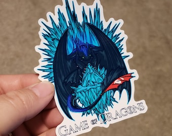 Game Dragons Crossover Sticker