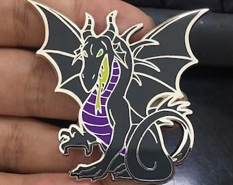 Villainess Queen Dragon Enamel Pin