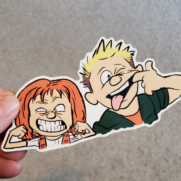 The 5th Element Leeloo and Korben Dallas C&H Crossover Sticker