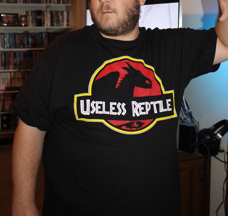 Toothless Train Dragon Useless Reptile Jurassic Logo T-shirt Unisex T-shirt image 5