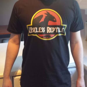 Toothless Train Dragon Useless Reptile Jurassic Logo T-shirt Unisex T-shirt image 6