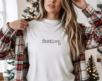 Świąteczna koszulka AF, świąteczna koszulka AF, zabawna świąteczna koszulka, wygodna koszulka unisex 1717