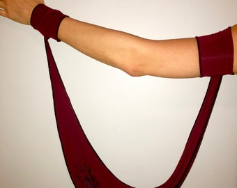 Arm Drapes, One Pair, Arm Sleeves, Bohemian Fairy Style, Medieval Festival Sleeves, Wings, With or Without Handprinting, Other Colors