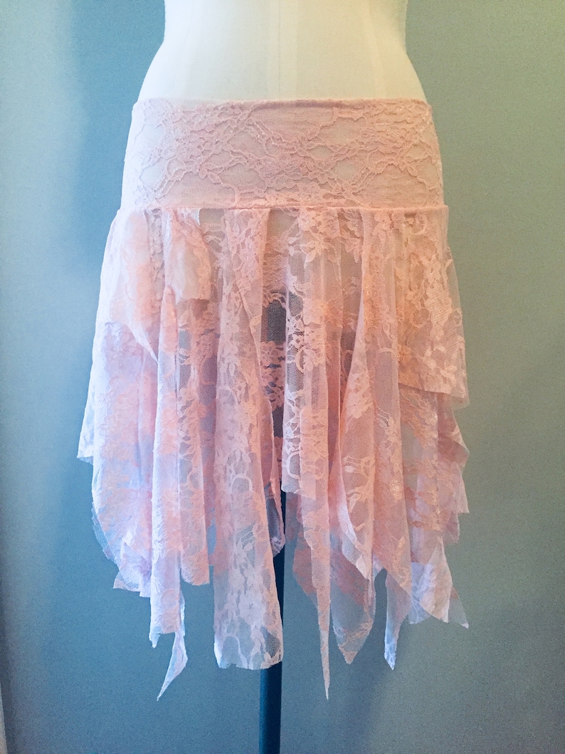 Ragamuffin Tattered Fairy Skirt Top in Stretch Lace Lingerie | Etsy