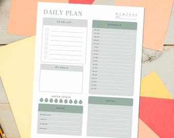 Work From Home Planner Printable – Daily Productivity Organizer