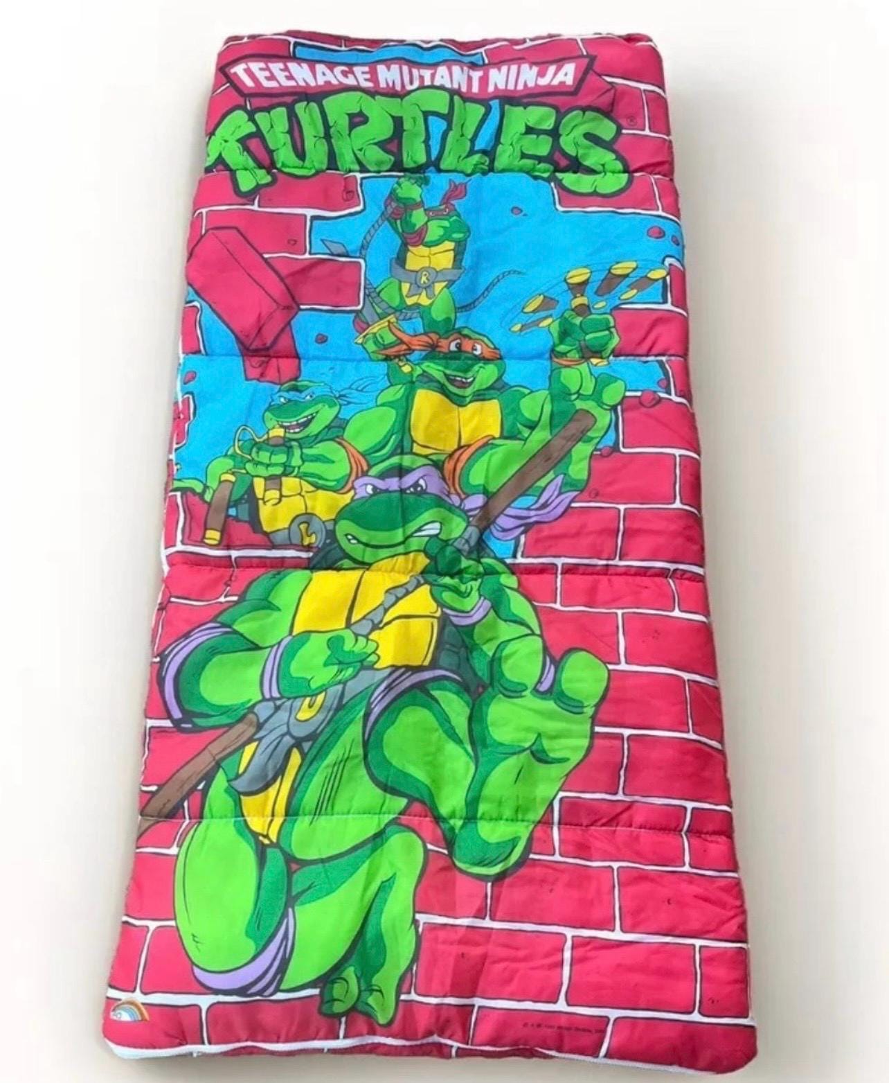 Vintage 1991 Teenage Mutant Ninja Turtles Sleeping Bag TMNT Mirage