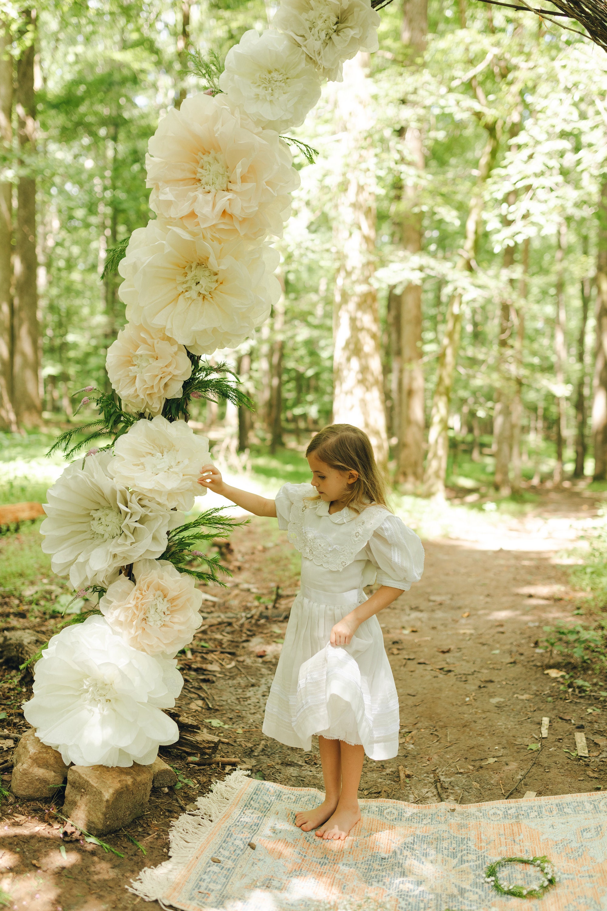Neutral Mixed Size Pom Poms