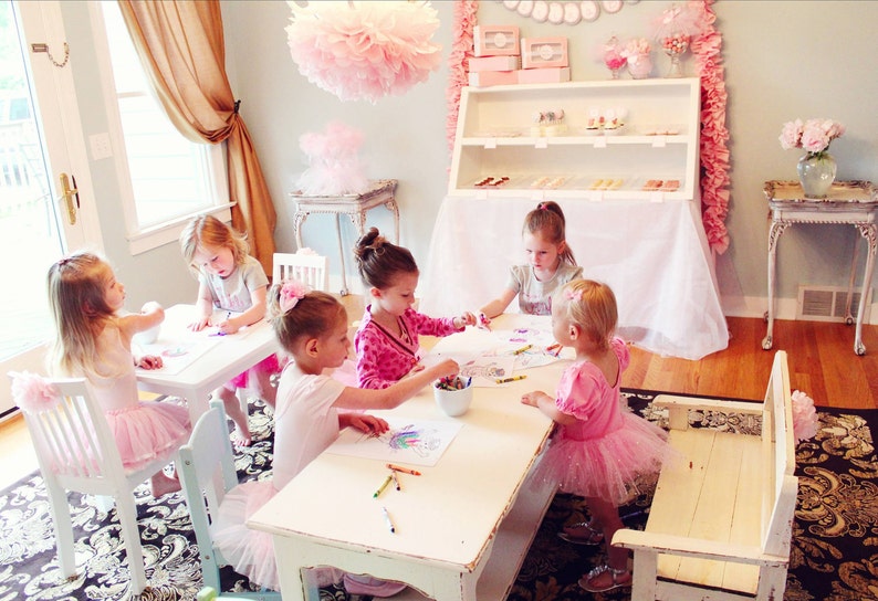 ballerina theme baby shower tissue paper pompoms ballerina birthday party girly baby shower decorations poms bridal shower decorations