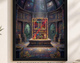 Benutzerdefinierter erweiterter Kunstrahmen für Antique Mew Promo | 8x10 Kartenhalter Rahmen | Magnetischer Fall & abgestufter Bildschirm