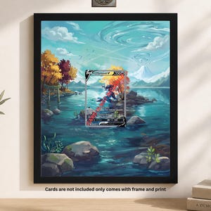 card cases to display landscape cards Collectible Coaster - TCG Holder Stand show off your best hockey cards Card Display Case 70 Cards