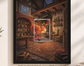 Kundenspezifischer erweiterter Kunstrahmen für Vulpix 138/132 | 8x10 Kartenhalter Rahmen | Magnetischer Fall & abgestufter Bildschirm