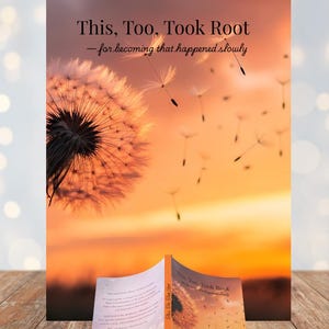 Stilla stunder Micro-Book Matte Notebook: Även detta slog rot, present till kvinnor