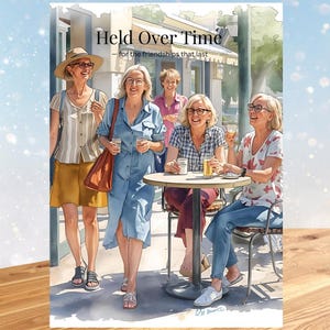 Vänskapsmikrobok i matt anteckningsbok: Hålls över tid, present till kvinnor