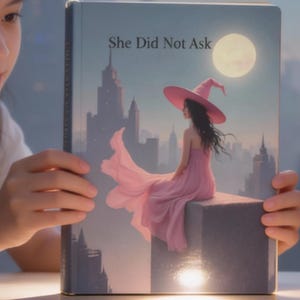 Tyst mikrobok-anteckningsbok: Hon frågade inte, matt, linjerad, mjuk pärm