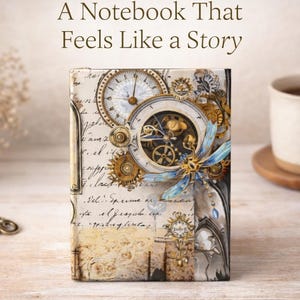 Vintage Storybook Notebook | Cottagecore Hardcover Journal  Aesthetic |