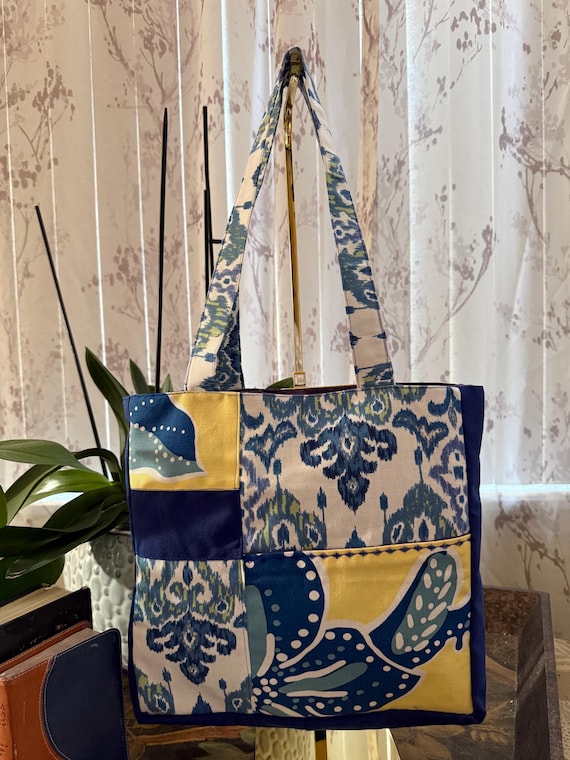 Handmade Patchwork Tote Bag