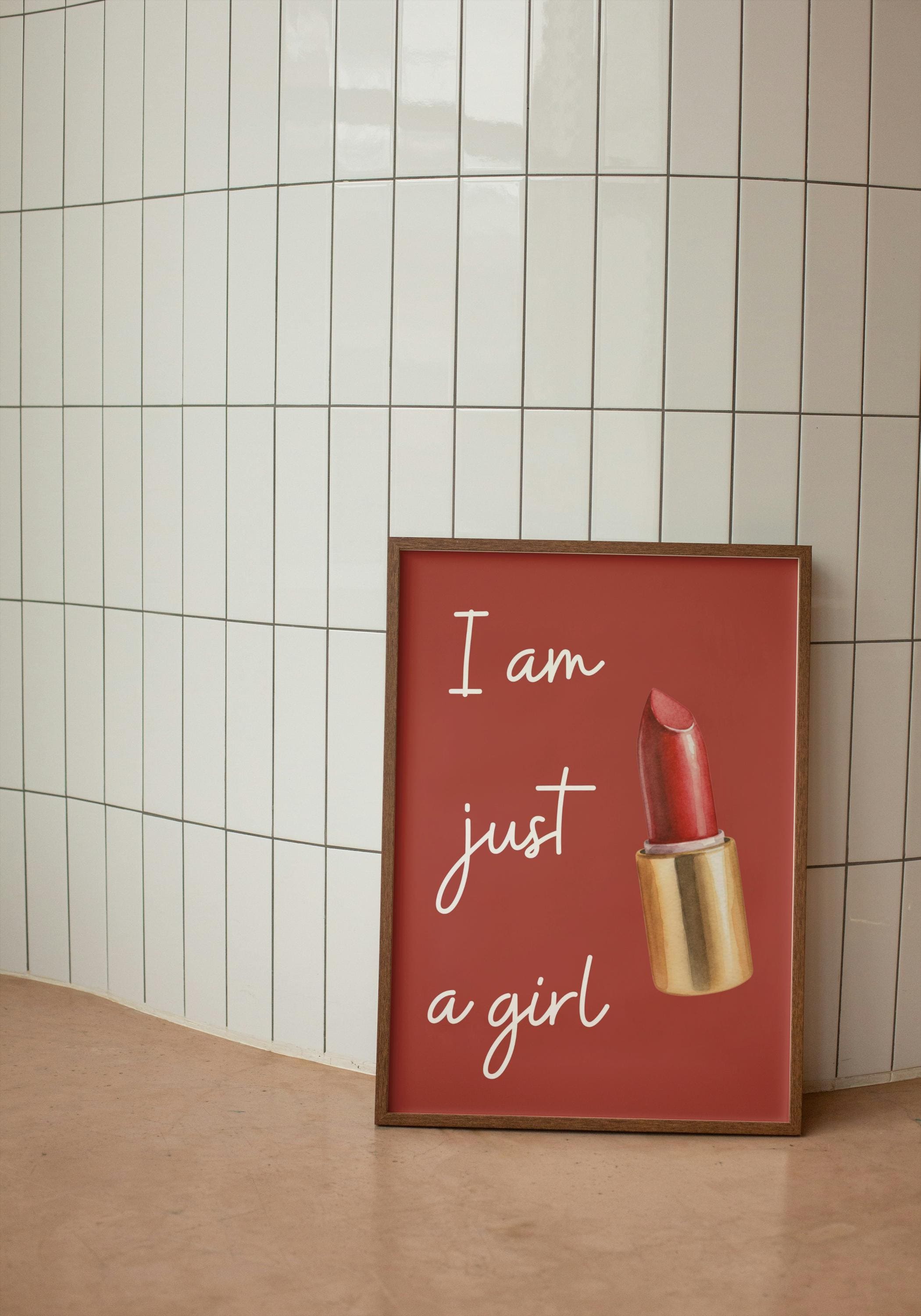 Red Lipstick Quote - Etsy, image size:2100x3000