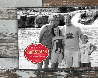 Merry Christmas Digital Holiday Card  - Customizable with scripture & photo (Matthew 2:10)