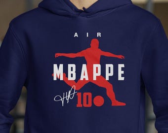 France Soccer Shirt: Air Mbappé #10 - Retro Graphic Tee