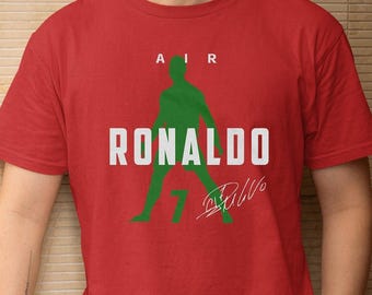 Maglia da calcio Air Ronaldo #7 - Maglietta per tifosi del Portogallo