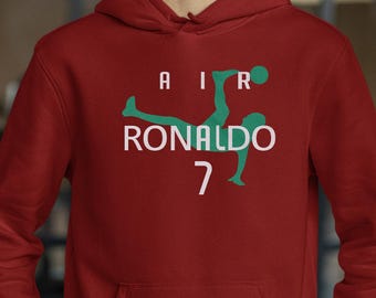 Portugal Soccer Shirt: Air Ronaldo #7 Graphic Tee (Unisex Sizes)