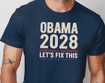 Politiek T-shirt: Obama 2028 - grappig verkiezingsshirt VS