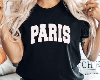 Paris T-Shirt: Casual French Style (Unisex, Multiple Sizes)