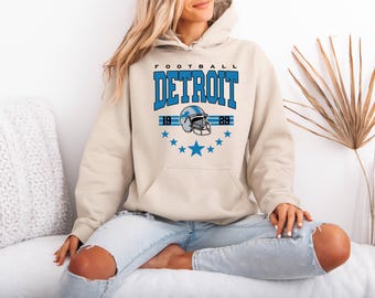 Detroit Football 1929 Helmet Sweatshirt, Michigan Sports Fan Hoodie, Vintage Team Gift
