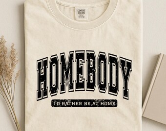 I'd Rather Be Alone Shirt - Cozy Homebody Comfort Colors Tee