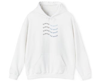 Sweat à capuche Surfing The Waves | Sweat-shirt à motif vague
