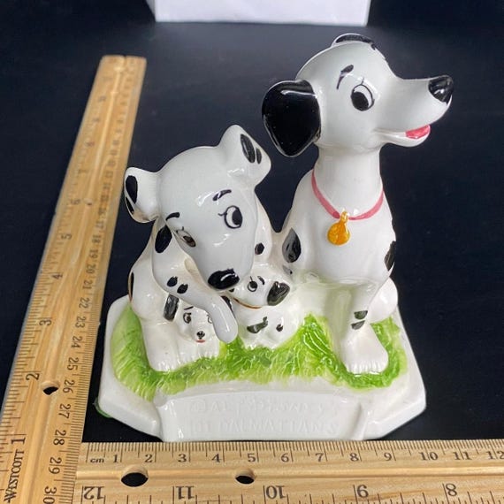 101匹わんちゃん ディズニー 置物 犬 陶器 子犬 コレクターズアイテム