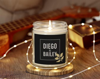 Scented Candles: Coconut Apricot Wax, Aromatherapy Gift