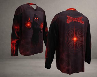 Rave Hockey Jersey • HYPNOTIC • RΞZZ Inspired Dark Trance Design