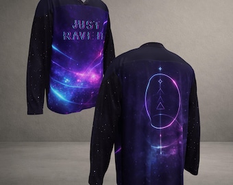 Camiseta de hockey rave • JUST RAVE IT • Diseño de festival EDM