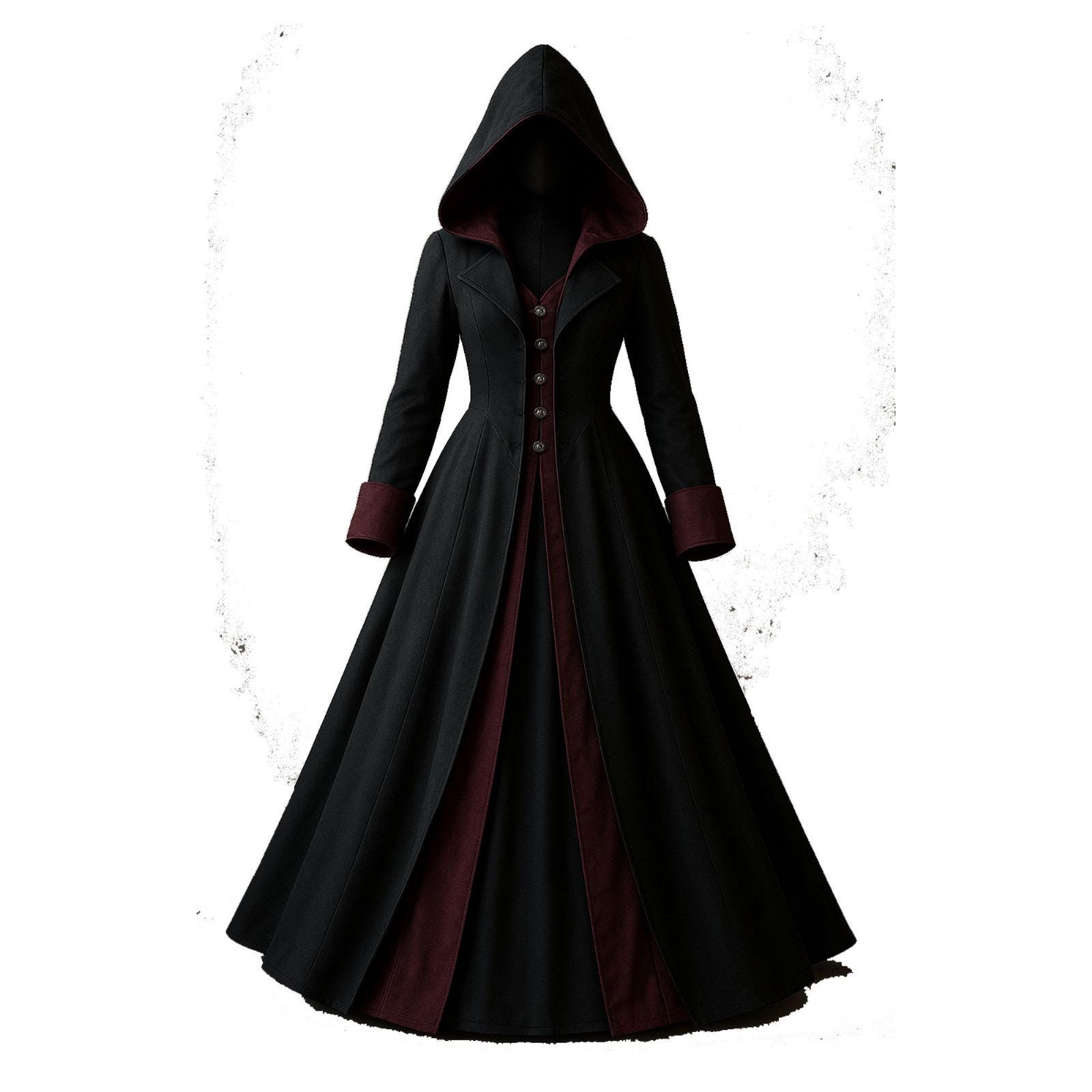 Gothic Wool Coat - Etsy